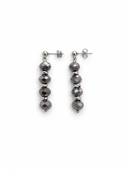 Orecchini Manu Bracelets and More Donna Lumina in Acciaio Cristallo KR13S-AR - KR13S-AR